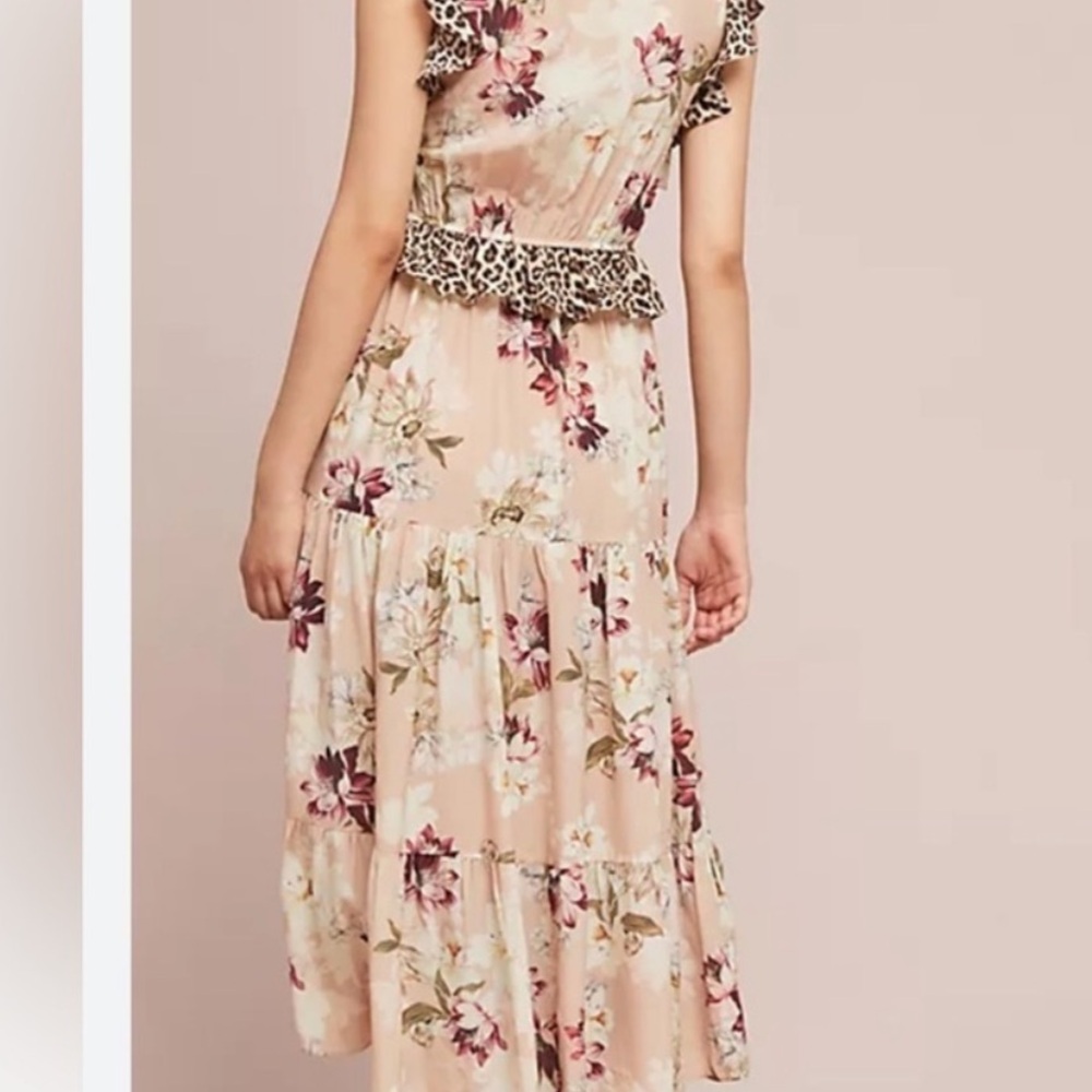 Anthropologie Kachel silk maxi dress - Picture 3 of 9